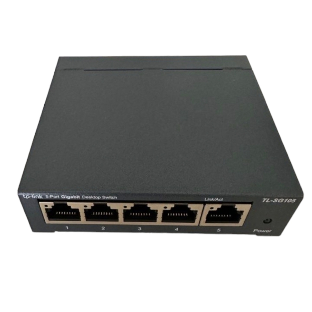 TP Link 5 Port Gigabit Desktop Switch Model TL SG105
